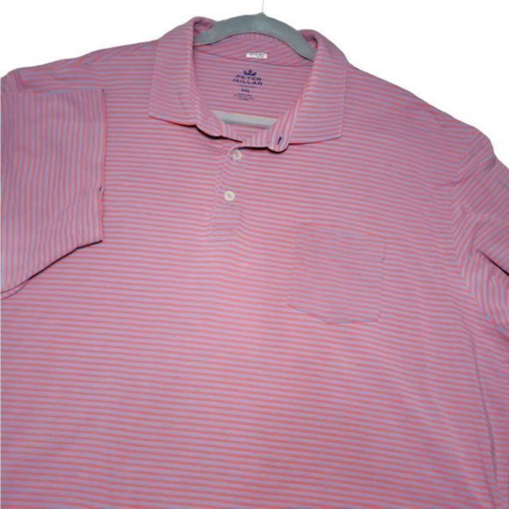 Peter Millar Men's Short Sleeve Shirt Size XXL